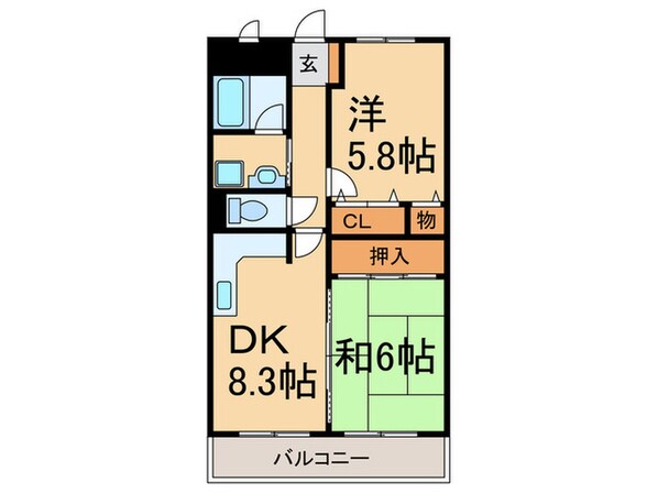 フォ－レスト星陵台の物件間取画像